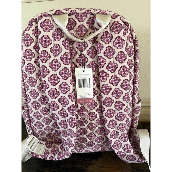 Vera Bradley Essential Backpack Lavender Geo Backpack -NWT - Picture 3 of 3